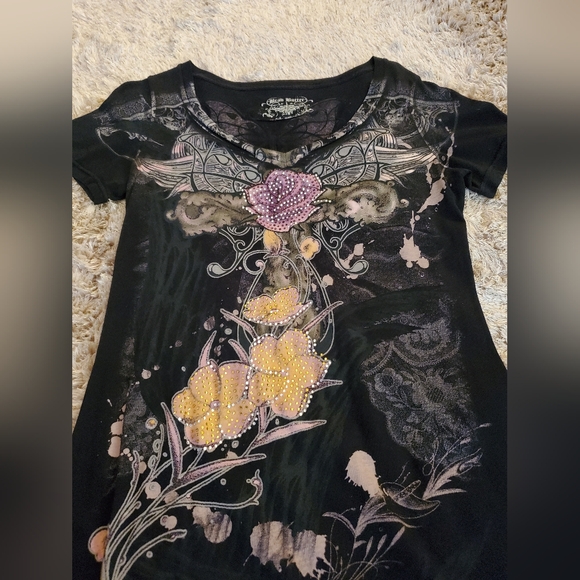 Brad Butter Embellished Long Shirt - Picture 2 of 4